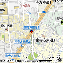 南寺方東通３周辺の地図