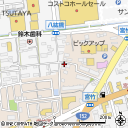 静岡県浜松市中央区宮竹町440周辺の地図