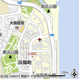 兵庫県芦屋市浜風町29-4周辺の地図