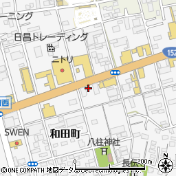 静岡県浜松市中央区和田町582周辺の地図