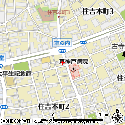 カーブス　神戸住吉周辺の地図