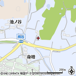 京都府木津川市梅谷池ノ谷14-3周辺の地図