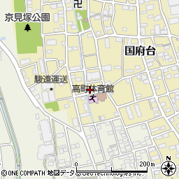 静岡県磐田市国府台492周辺の地図