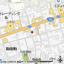 静岡県浜松市中央区和田町603周辺の地図