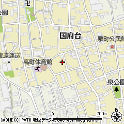 静岡県磐田市国府台504周辺の地図