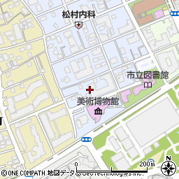 兵庫県芦屋市伊勢町11周辺の地図