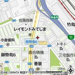 株式会社エスライン・ギフ　西淀川支店周辺の地図