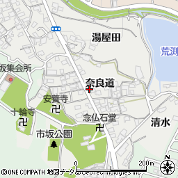京都府木津川市市坂（奈良道）周辺の地図