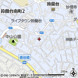 Ａ神戸市北区・出張ペット葬儀・当日対応　２４Ｘ３６５安心受付センター周辺の地図
