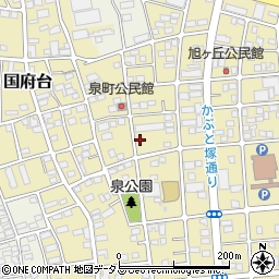 静岡県磐田市国府台79-33周辺の地図