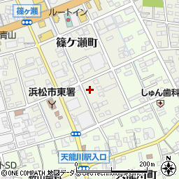 静岡県浜松市中央区篠ケ瀬町1281周辺の地図