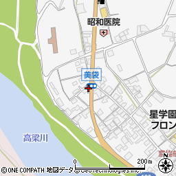 岡山県総社市美袋576-1周辺の地図