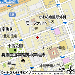 ワコーレ神戸本山周辺の地図