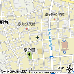 静岡県磐田市国府台79-37周辺の地図