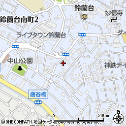 Ａ神戸市北区・ガス給湯器・風呂釜の修理・取替　２４Ｘ３６５安心受付センター周辺の地図