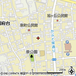 静岡県磐田市国府台79周辺の地図