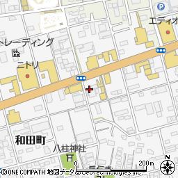 株式会社東山モータース　タックス浜松和田周辺の地図