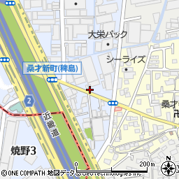高砂倉庫株式会社　門真営業所周辺の地図