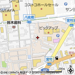 静岡県浜松市中央区宮竹町437周辺の地図