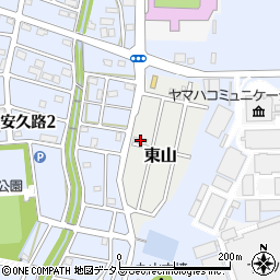 静岡県磐田市東山30周辺の地図