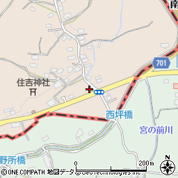 大阪府四條畷市上田原510-2周辺の地図