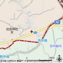 コスモ上田原ＳＳ周辺の地図