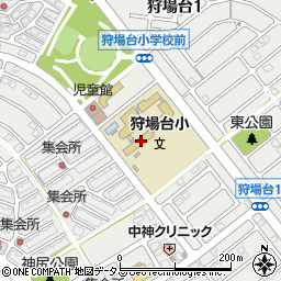 兵庫県神戸市西区狩場台周辺の地図