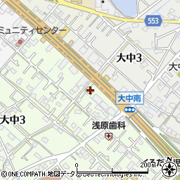 マクドナルド明姫播磨町店周辺の地図