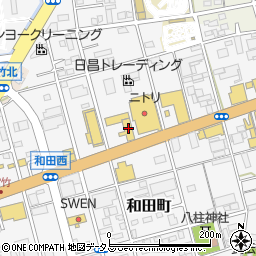 静岡県浜松市中央区和田町738周辺の地図