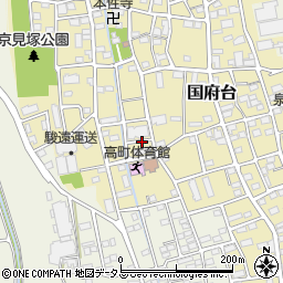 静岡県磐田市泉町周辺の地図