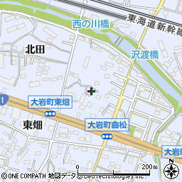 愛知県豊橋市大岩町曲松30周辺の地図