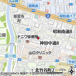 アンソレイユ神田中通り周辺の地図
