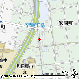 静岡県浜松市中央区安間町252周辺の地図