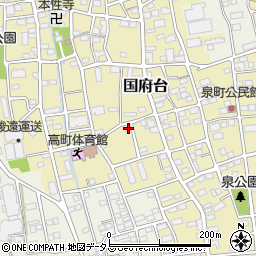 静岡県磐田市国府台506周辺の地図