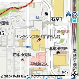 近畿日本ツーリスト特約店ツーリスト企画高の原営業所周辺の地図