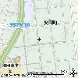 静岡県浜松市中央区安間町270周辺の地図