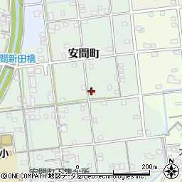 静岡県浜松市中央区安間町287周辺の地図