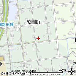 静岡県浜松市中央区安間町292周辺の地図