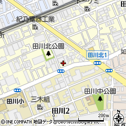 セブンイレブン大阪田川北２丁目店周辺の地図