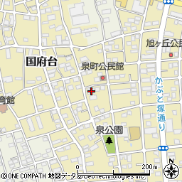 静岡県磐田市国府台322周辺の地図
