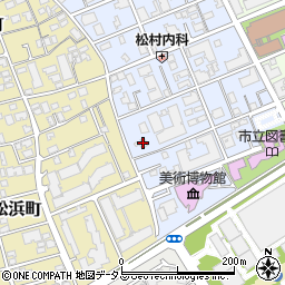 兵庫県芦屋市伊勢町10-16周辺の地図