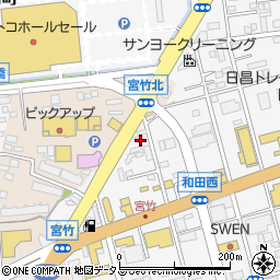 静岡県浜松市中央区和田町788周辺の地図