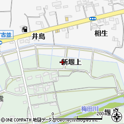 愛知県豊橋市高田町新堰上周辺の地図