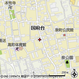 静岡県磐田市国府台509周辺の地図