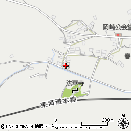静岡県湖西市岡崎1730-2周辺の地図