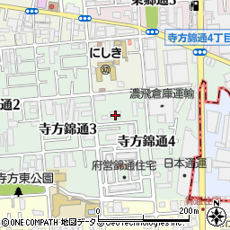 アミスタ寺方錦通周辺の地図