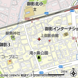 兵庫県神戸市東灘区御影2丁目26周辺の地図