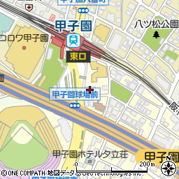 三井住友銀行甲子園口支店周辺の地図