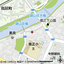 株式会社倉田白衣　縫製工場周辺の地図