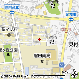 静岡県磐田市国府台44-10周辺の地図